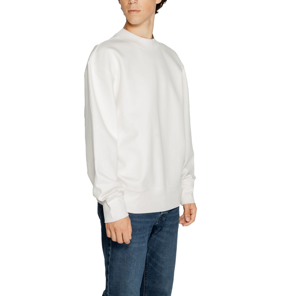 Sweat-shirt blanc en coton recyclé Calvin Klein Jeans