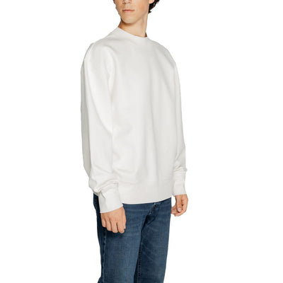 Sweat-shirt blanc en coton recyclé Calvin Klein Jeans