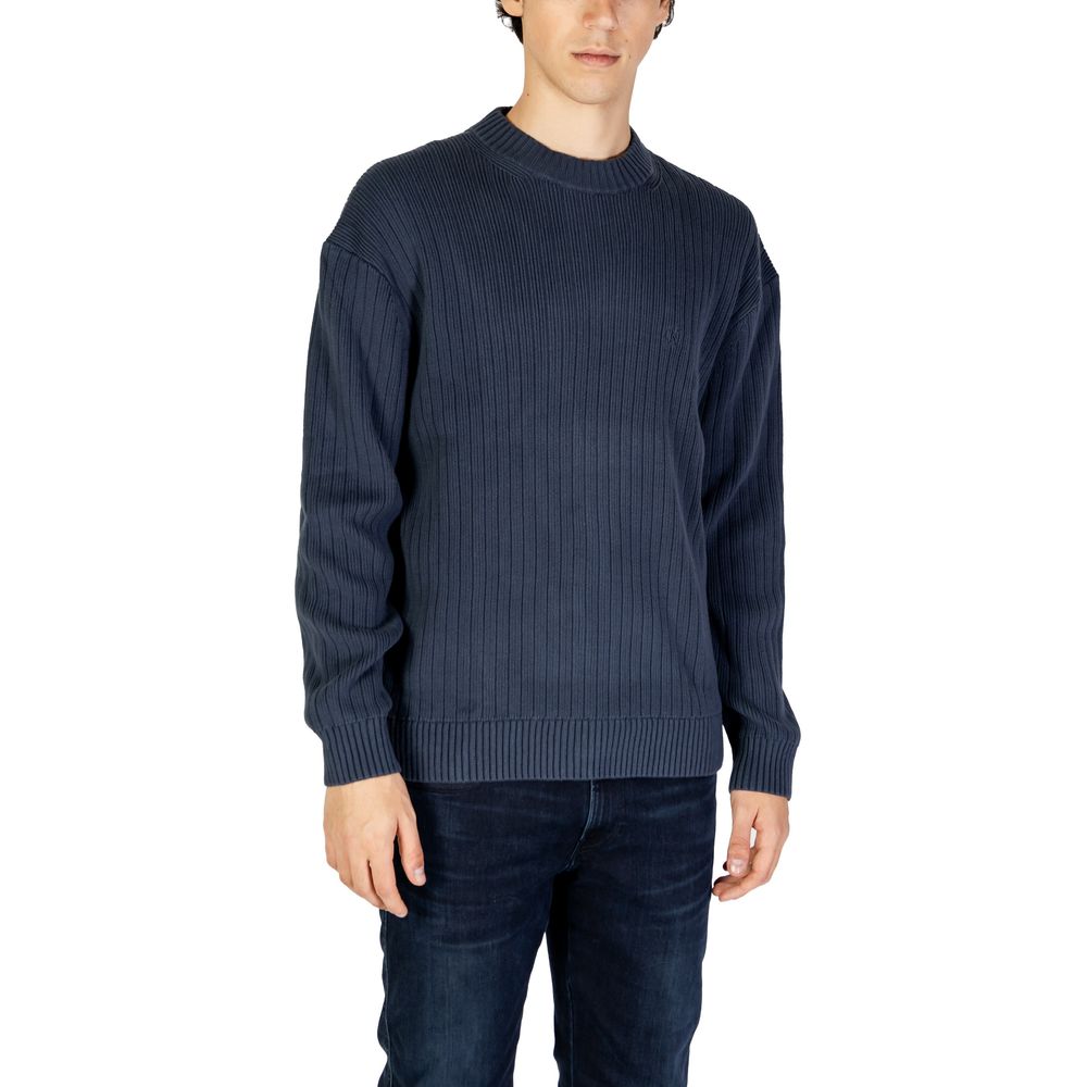 Calvin Klein Jeans Blauwe Katoenen Trui