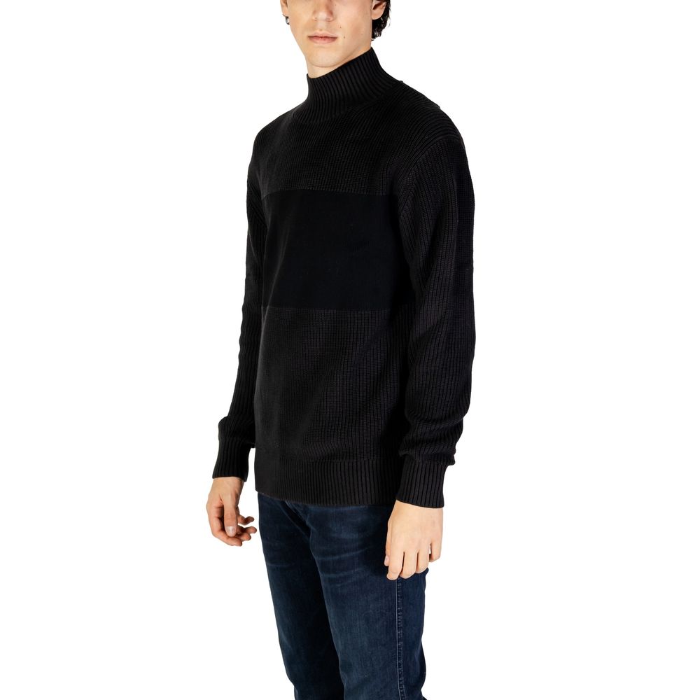 Calvin Klein Jeans Zwarte Katoenen Trui