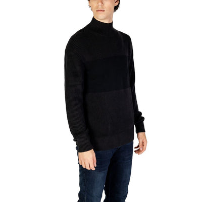 Calvin Klein Jeans Zwarte Katoenen Trui