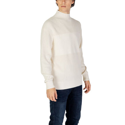 Pull en coton crème Calvin Klein Jeans