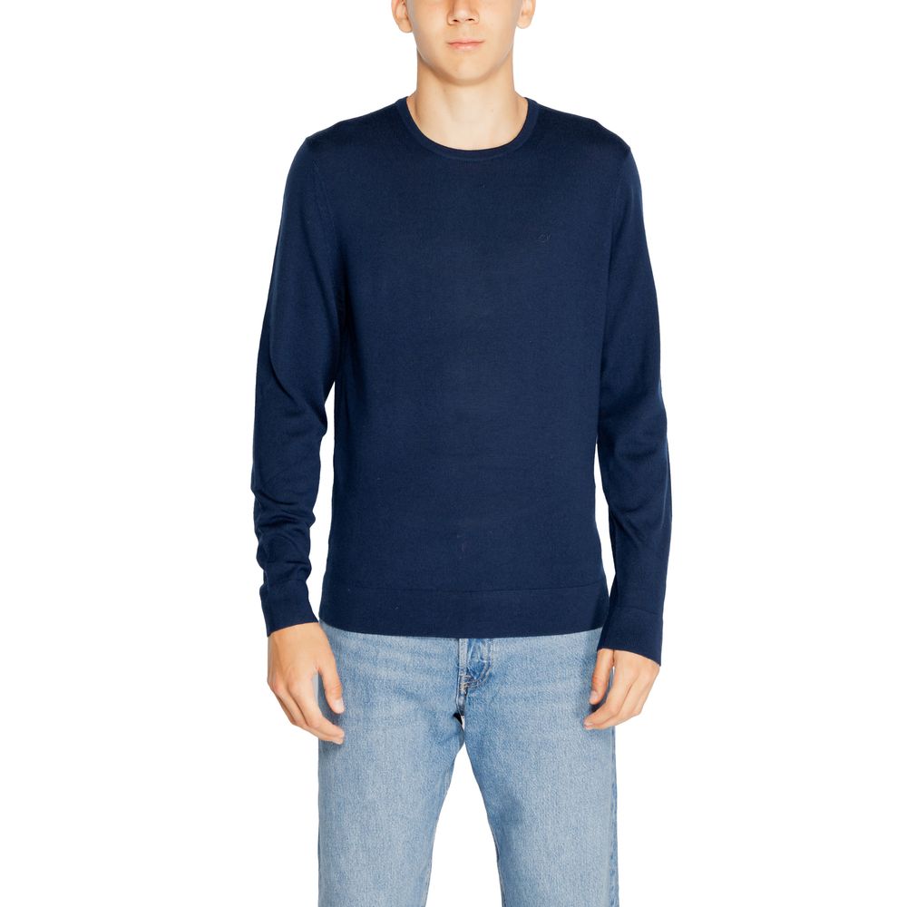 Calvin Klein Blauwe Gerecyclede Wol Sportkleding