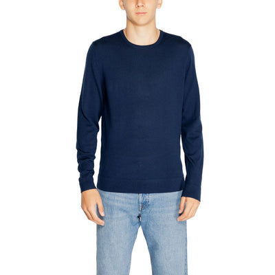 Calvin Klein Blauwe Gerecyclede Wol Sportkleding