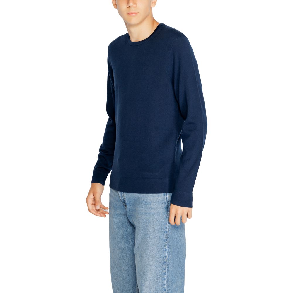 Calvin Klein Blauwe Gerecyclede Wol Sportkleding