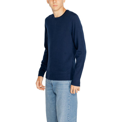Calvin Klein Blauwe Gerecyclede Wol Sportkleding