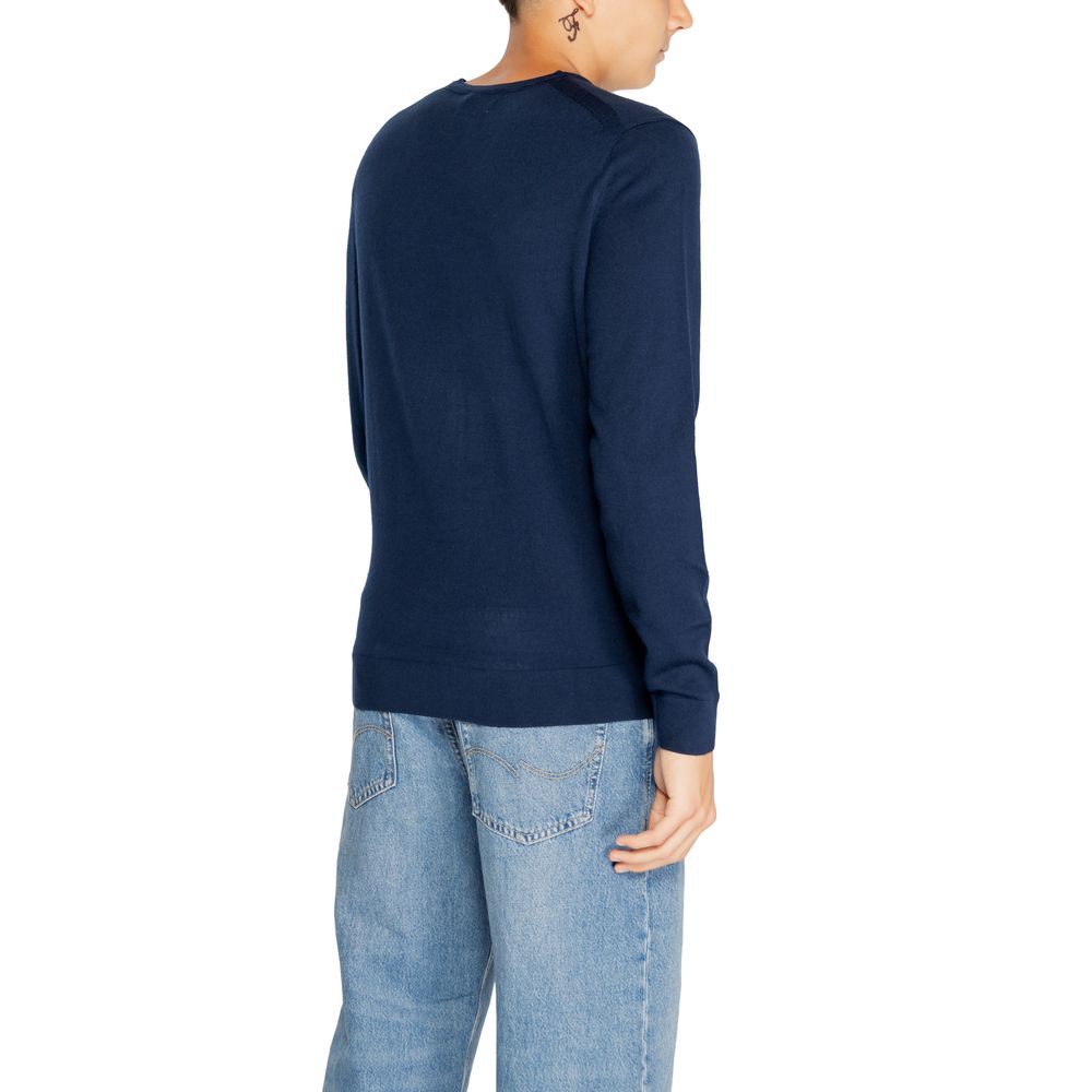 Calvin Klein Blauwe Gerecyclede Wol Sportkleding