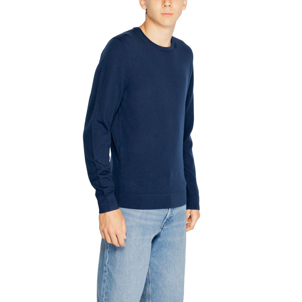 Calvin Klein Blauwe Gerecyclede Wol Sportkleding