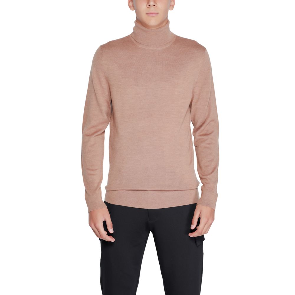 Calvin Klein beige wollen coltrui