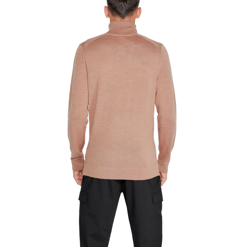 Calvin Klein beige wollen coltrui