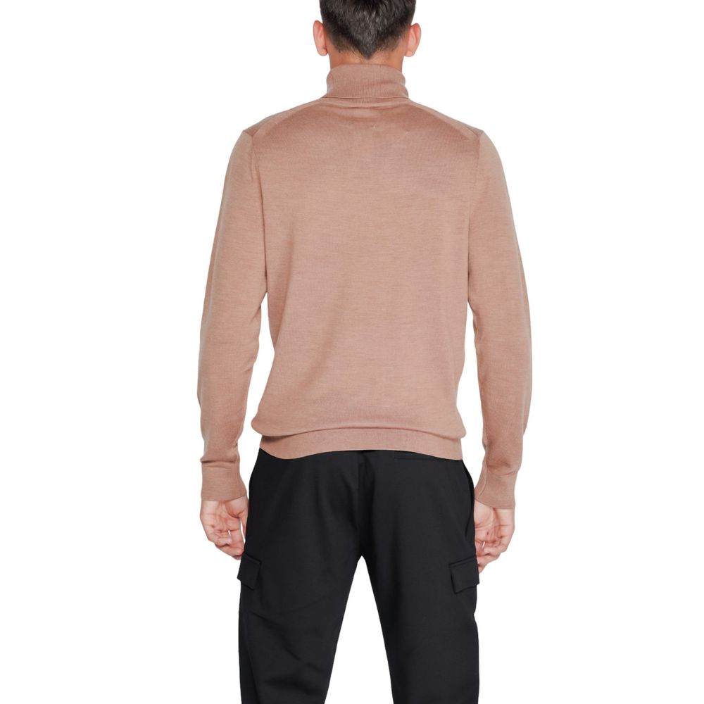Calvin Klein beige wollen coltrui