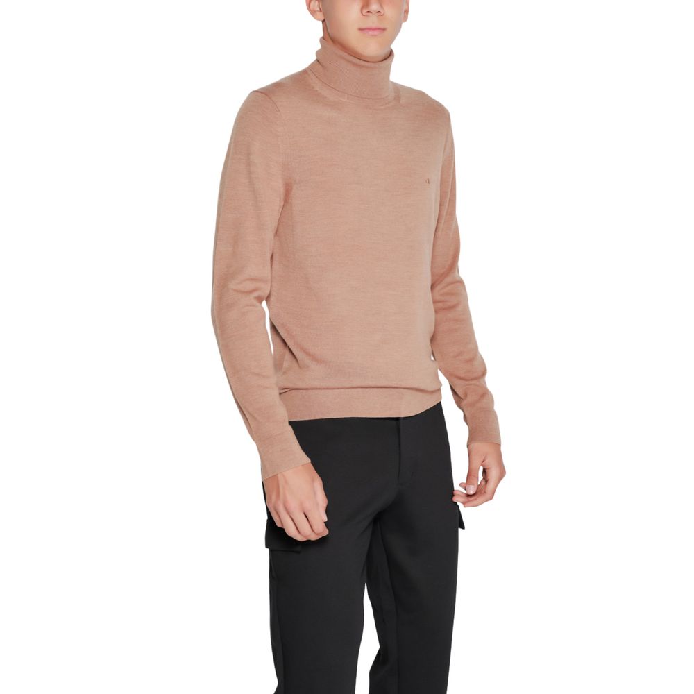 Calvin Klein beige wollen coltrui