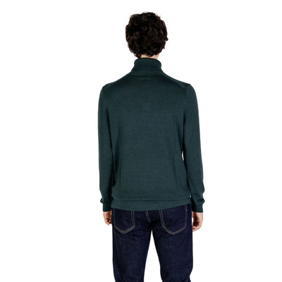 Calvin Klein Groene Wollen Coltrui