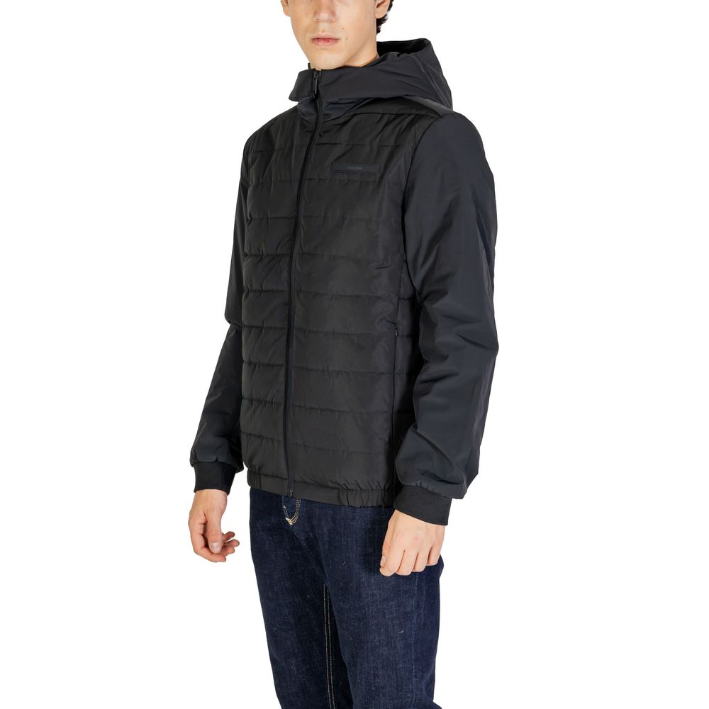 Veste noire en polyester recyclé Calvin Klein