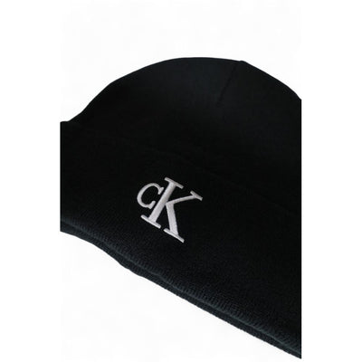 Calvin Klein Black Recycled Polyester Caps Baseball Hat