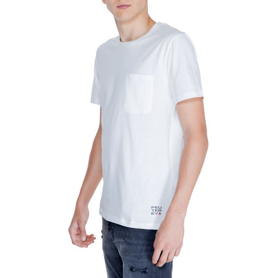 Peuterey Wit Katoenen T-shirt