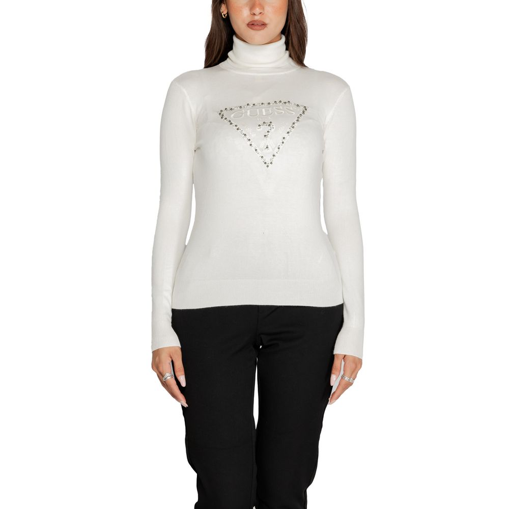 Guess Witte Viscose Turtleneck
