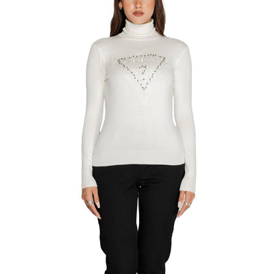 Guess Witte Viscose Turtleneck