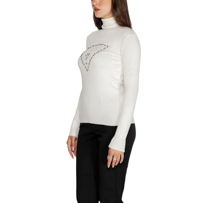 Guess Witte Viscose Turtleneck