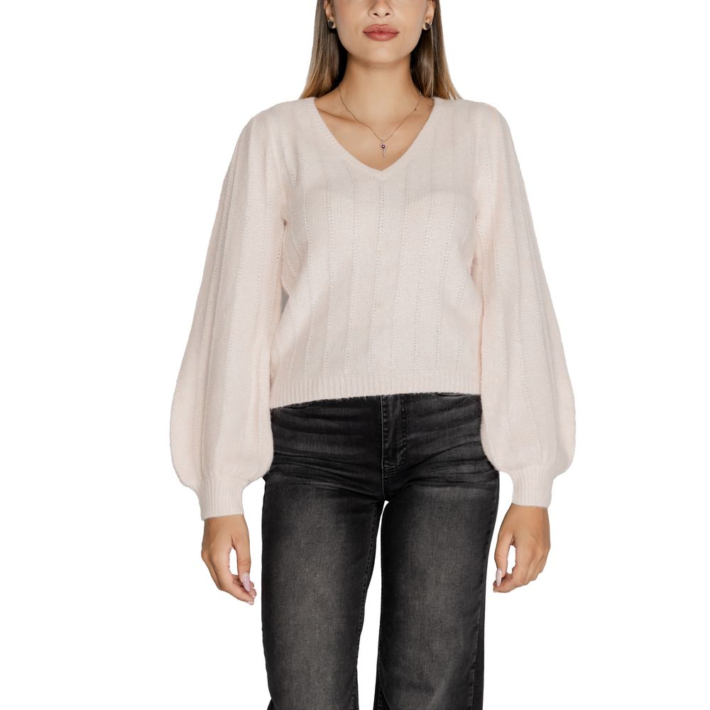 Pull en polyester rose Guess