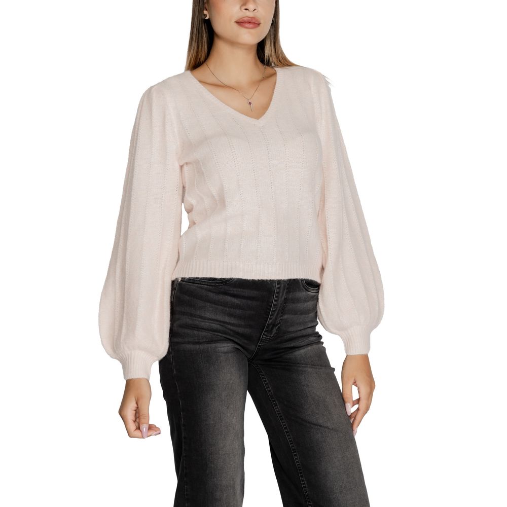 Pull en polyester rose Guess