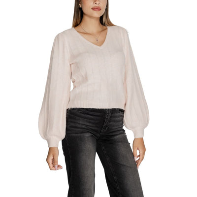 Pull en polyester rose Guess