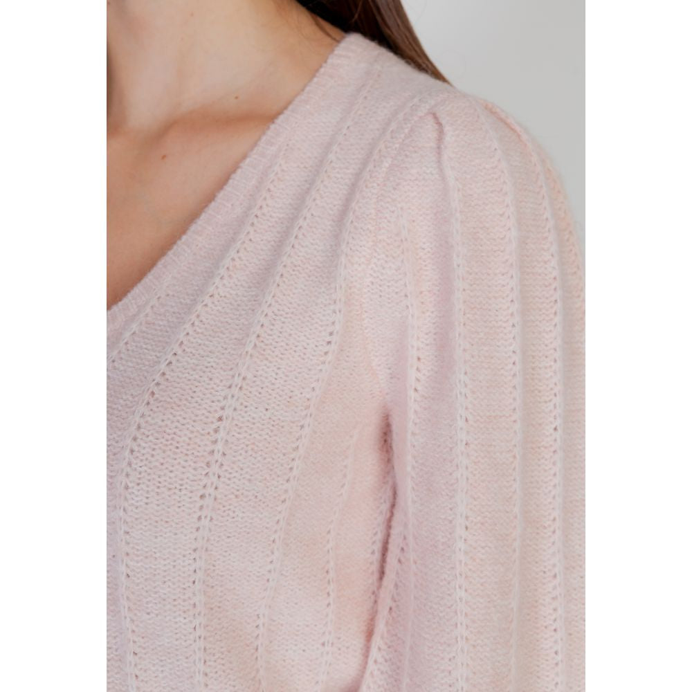 Pull en polyester rose Guess