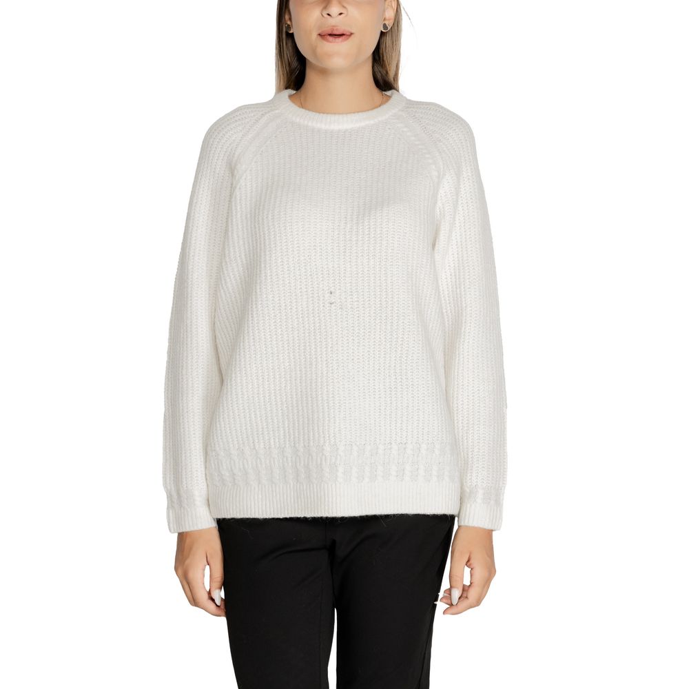 Pull en polyester blanc Guess