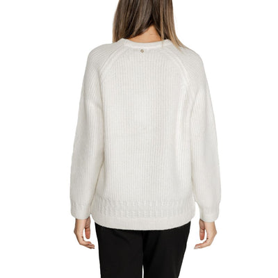 Pull en polyester blanc Guess