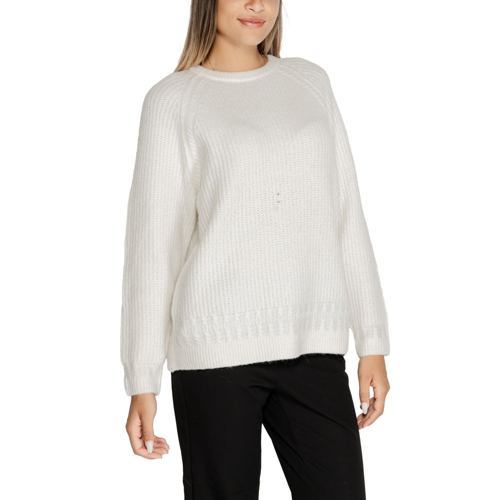 Pull en polyester blanc Guess