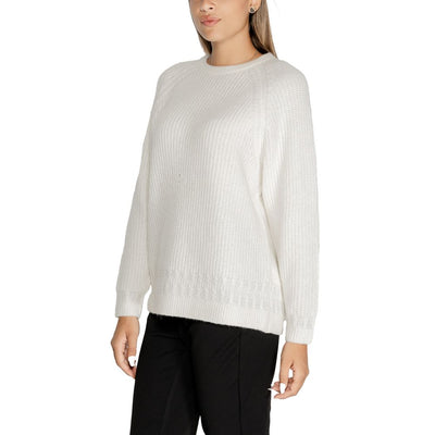 Pull en polyester blanc Guess