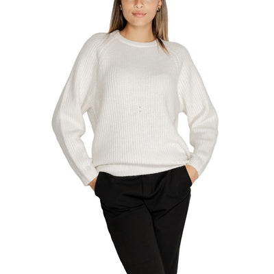 Pull en polyester blanc Guess