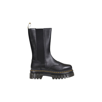 Bottes en cuir noir Dr. Martens