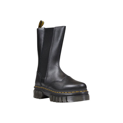 Bottes en cuir noir Dr. Martens