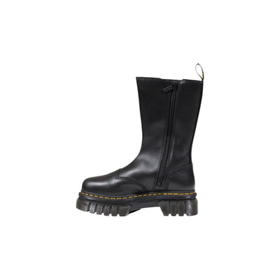 Bottes en cuir noir Dr. Martens