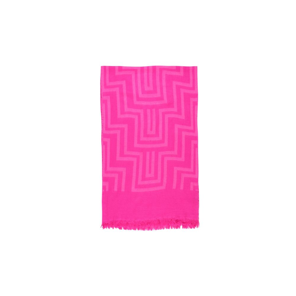 Foulard marabout rose uniquement