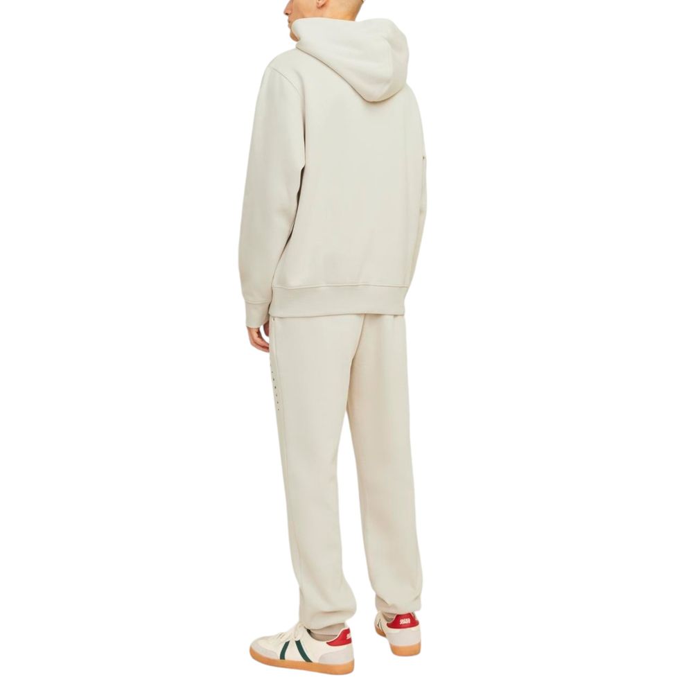 Jack Jones Beige Katoenen Hoody