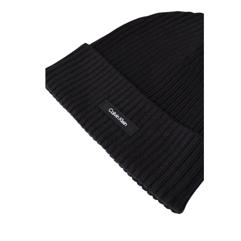 Calvin Klein Black Organic Cotton Caps Baseball Hat