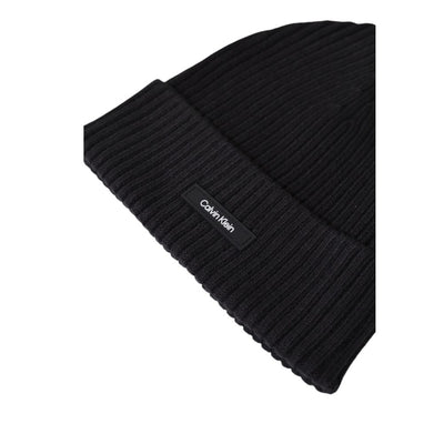 Calvin Klein Black Organic Cotton Caps Baseball Hat