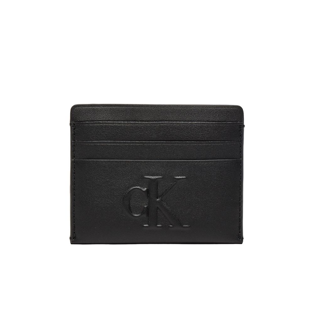 Calvin Klein Jeans Zwarte Polyethyleen Kaarthouder