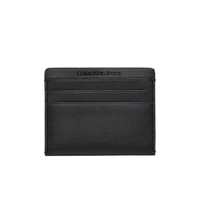 Calvin Klein Jeans Zwarte Polyethyleen Kaarthouder