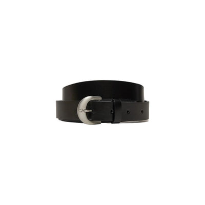 Calvin Klein Jeans Zwarte Leren Riem