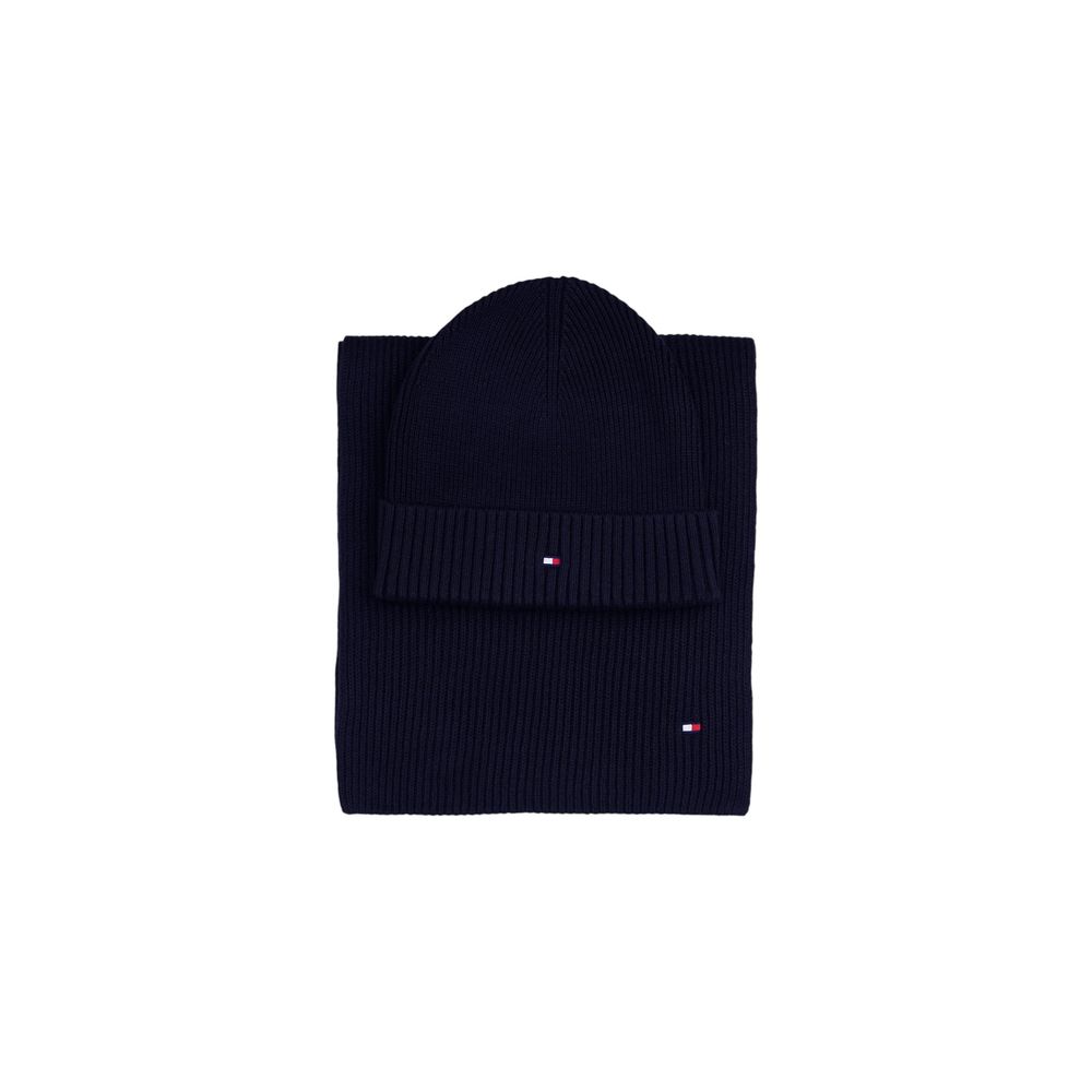 Tommy Hilfiger blauwe katoenen sjaal