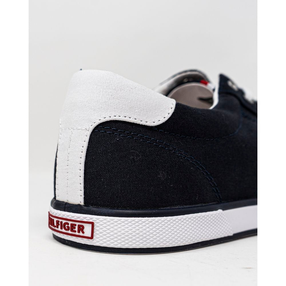 Tommy Hilfiger blauwe katoenen sneaker