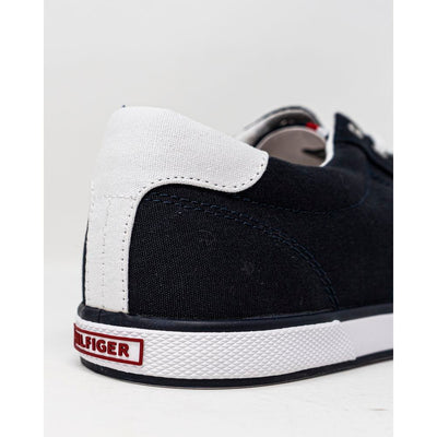 Tommy Hilfiger blauwe katoenen sneaker