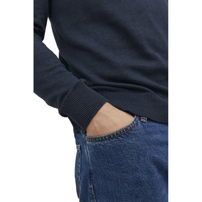 Jack Jones Blauwe Katoenen Coltrui