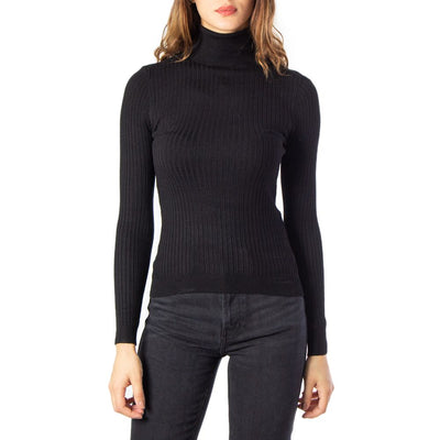 Alleen zwarte viscose coltrui