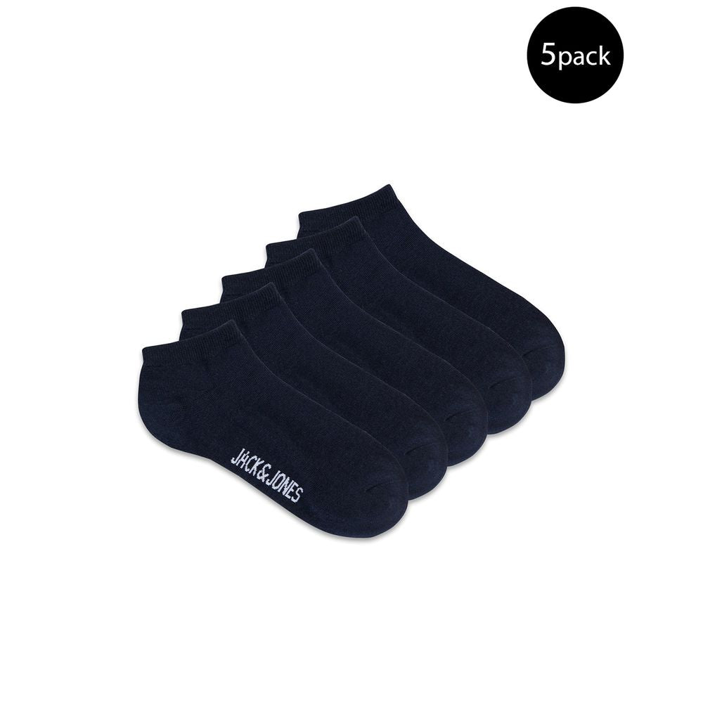 Jack Jones blauwe katoenen sok