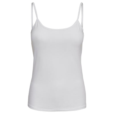 Débardeur en coton blanc uniquement