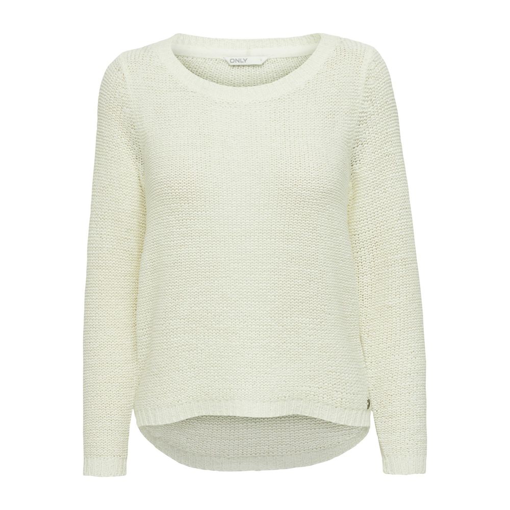 Pull en polyester blanc uniquement